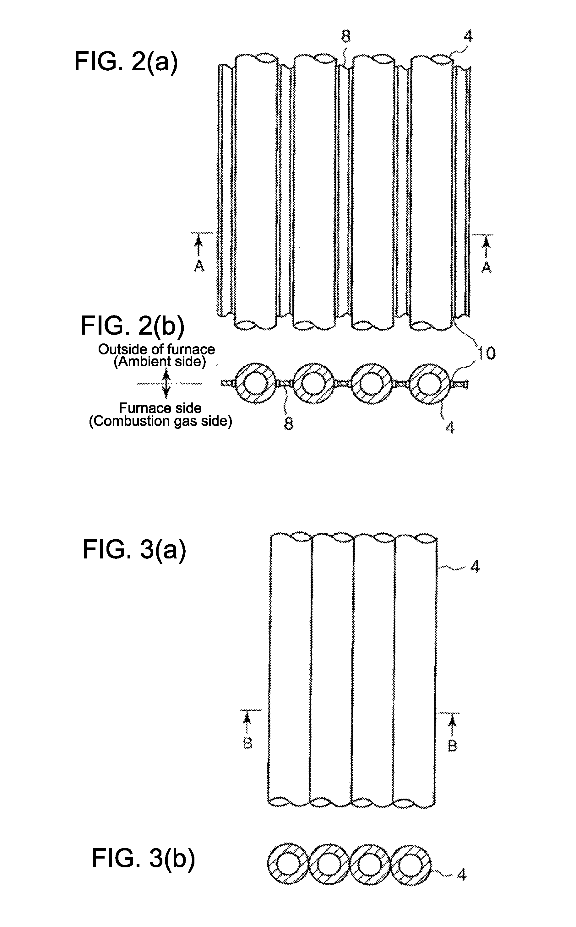 Inspection device and inspection method for boiler furnace water wall tubes