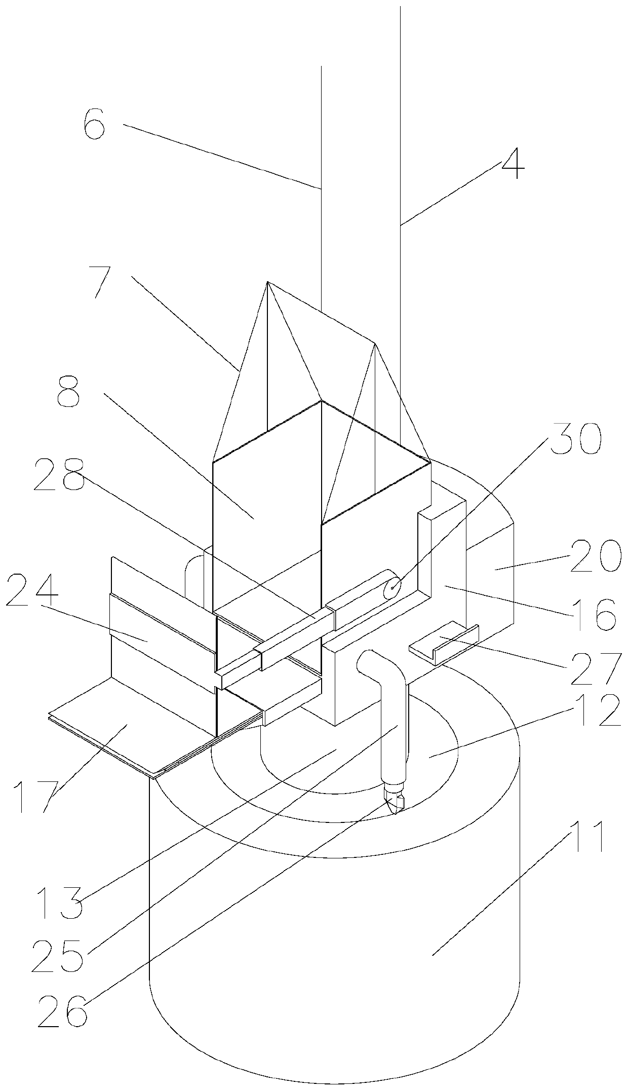 Exploratory well sampling method based on undisturbed soil exploratory well sampling robot