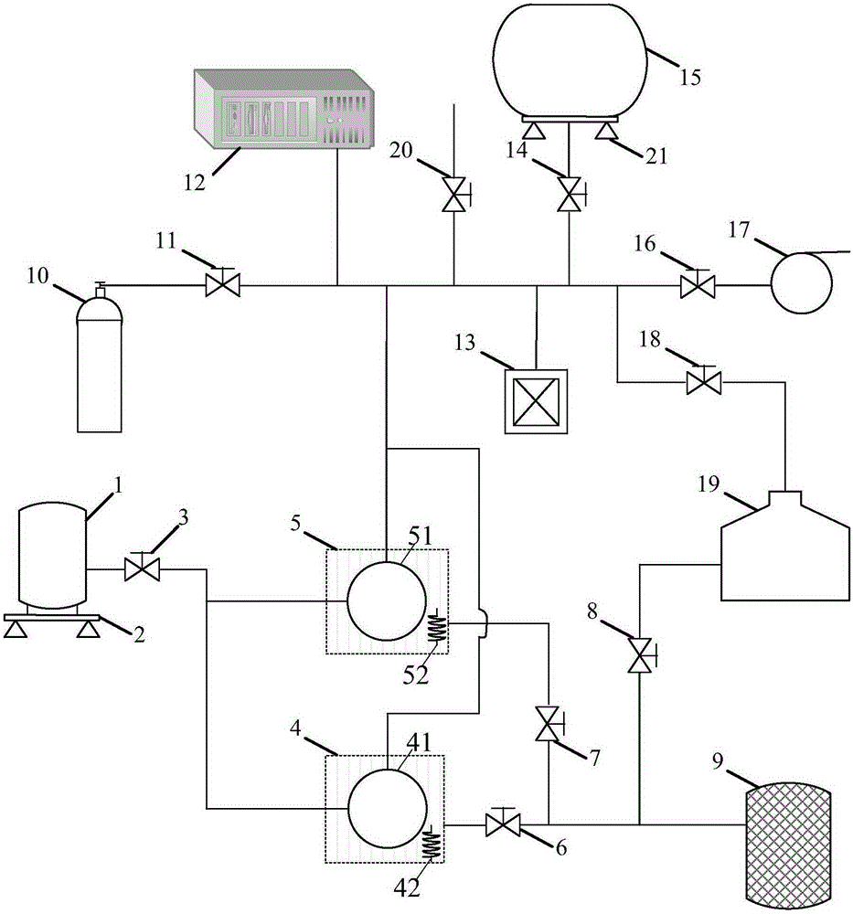 A thermal pressurized xenon filling system for satellite electric propulsion system