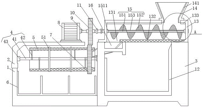 Ore screening device for mining industry