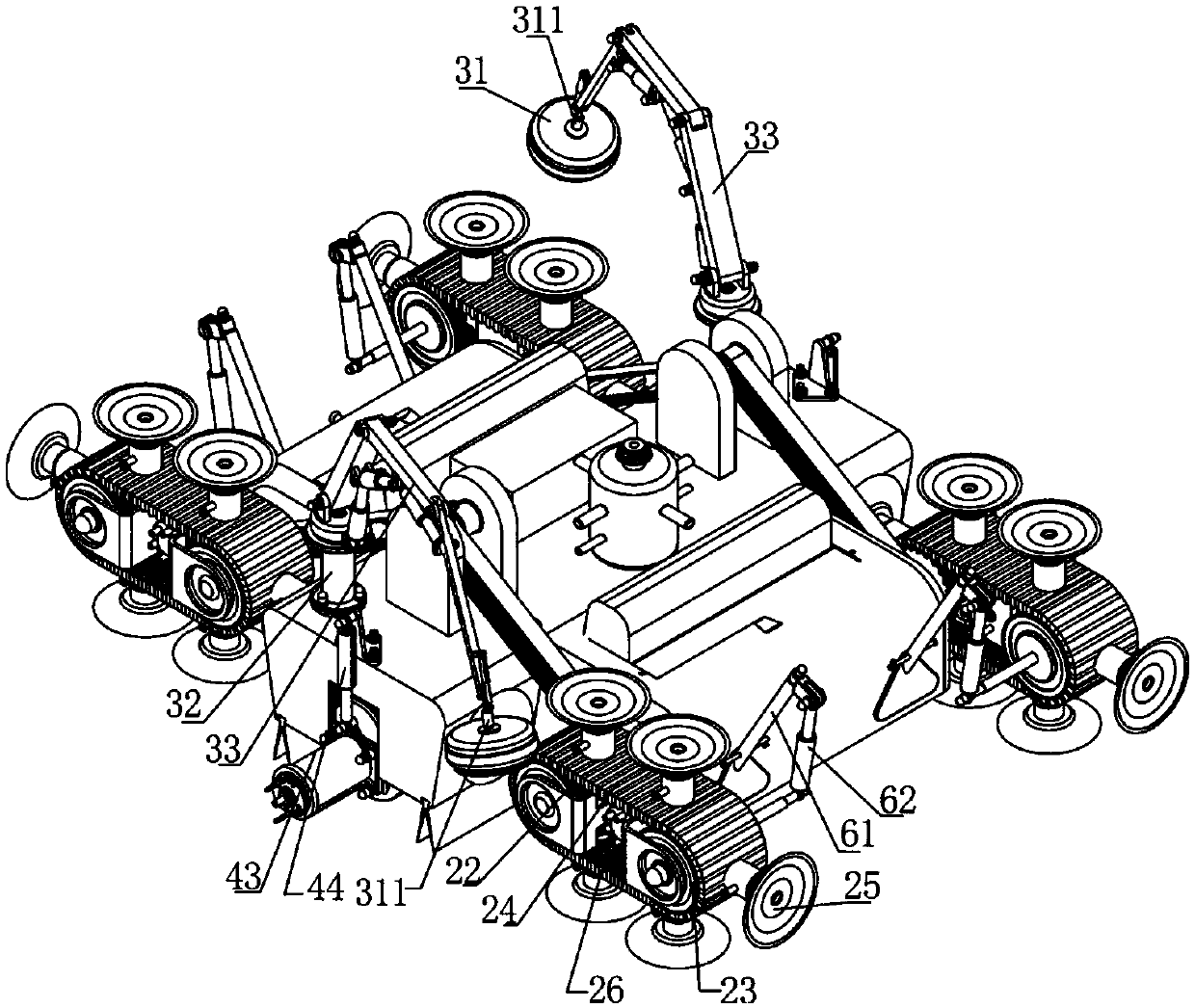 Glass cleaning robot