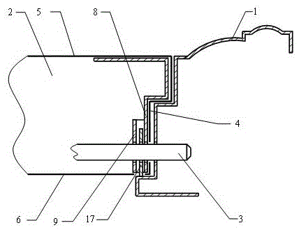 Double-insertion type antitheft door