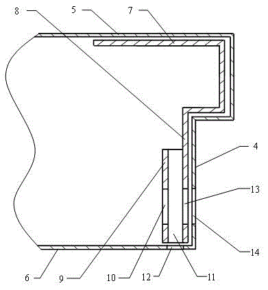 Double-insertion type antitheft door