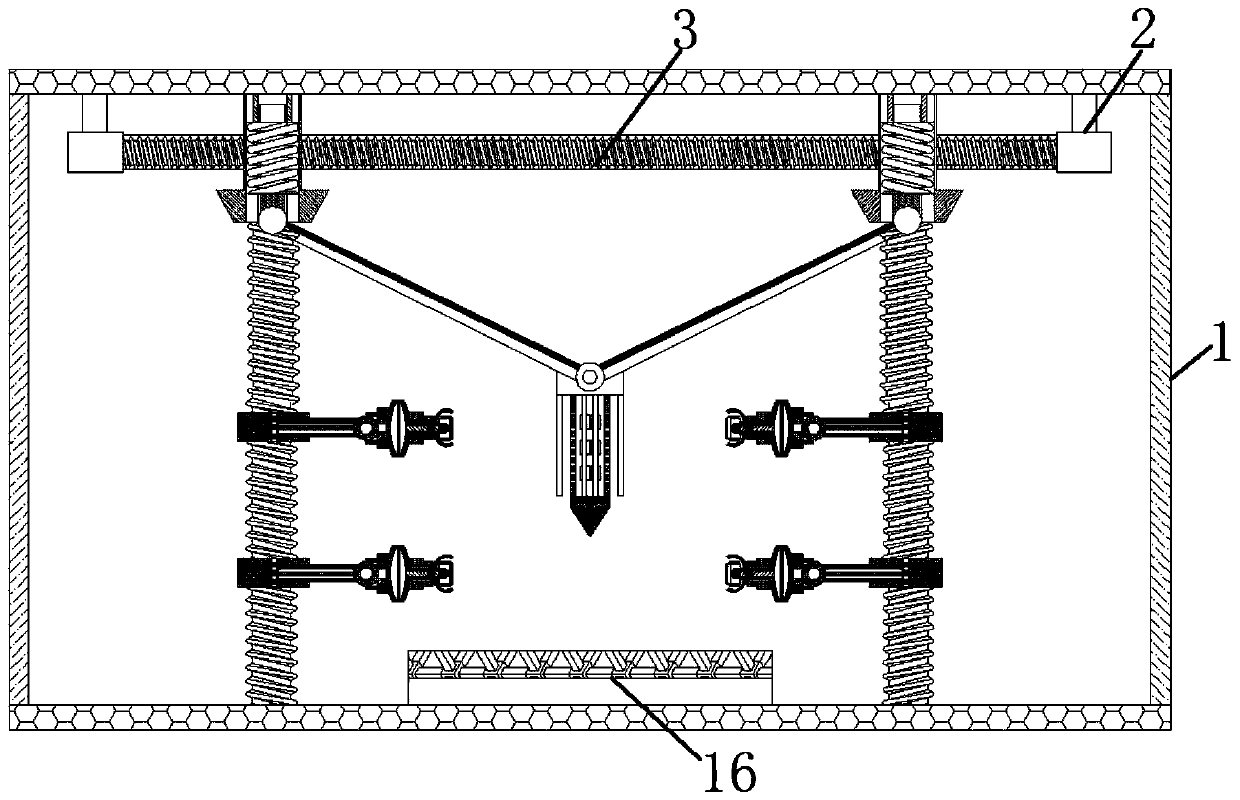 Equipment for punching and heat dissipation of computer mainboard with wind power