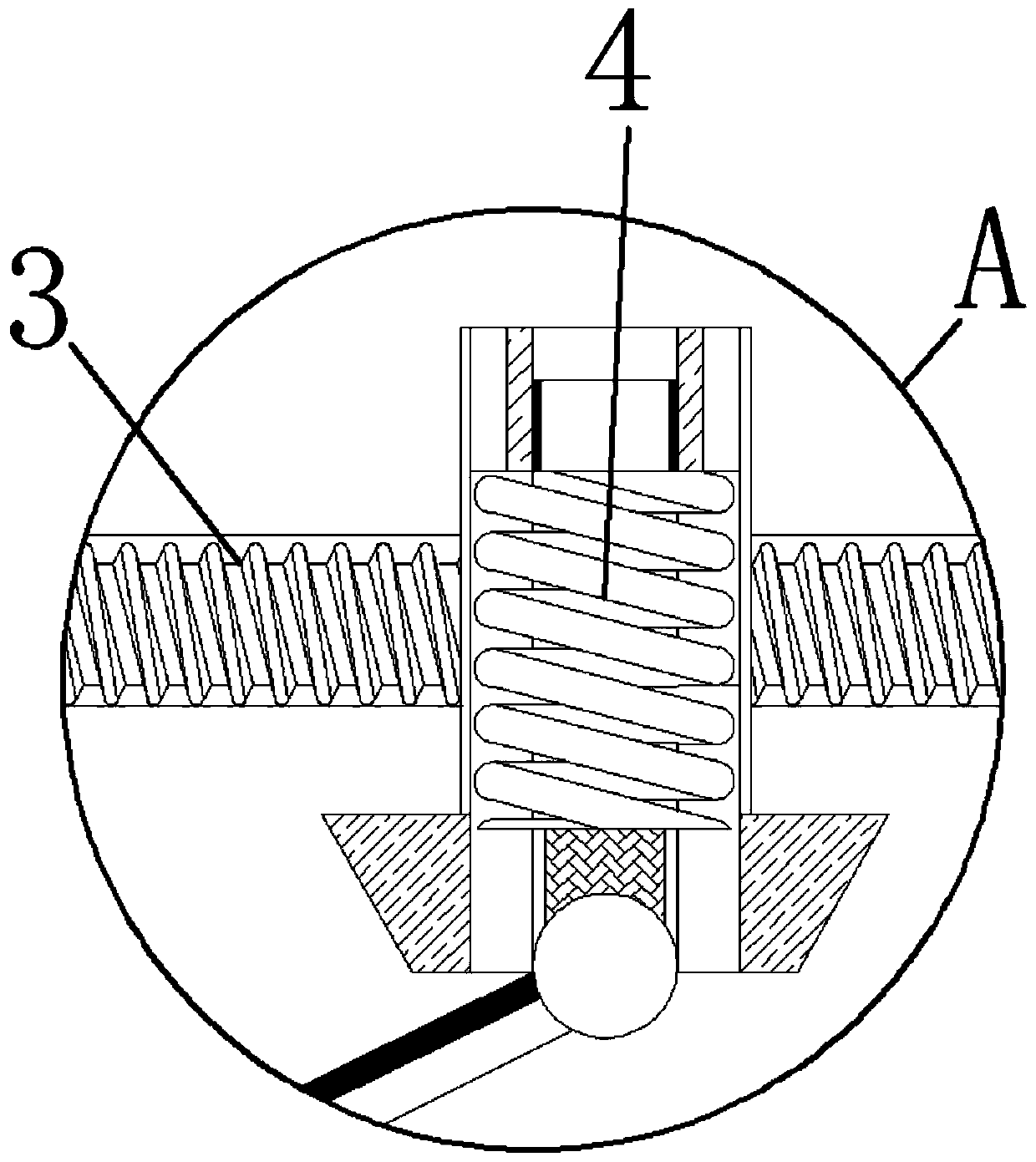 Equipment for punching and heat dissipation of computer mainboard with wind power