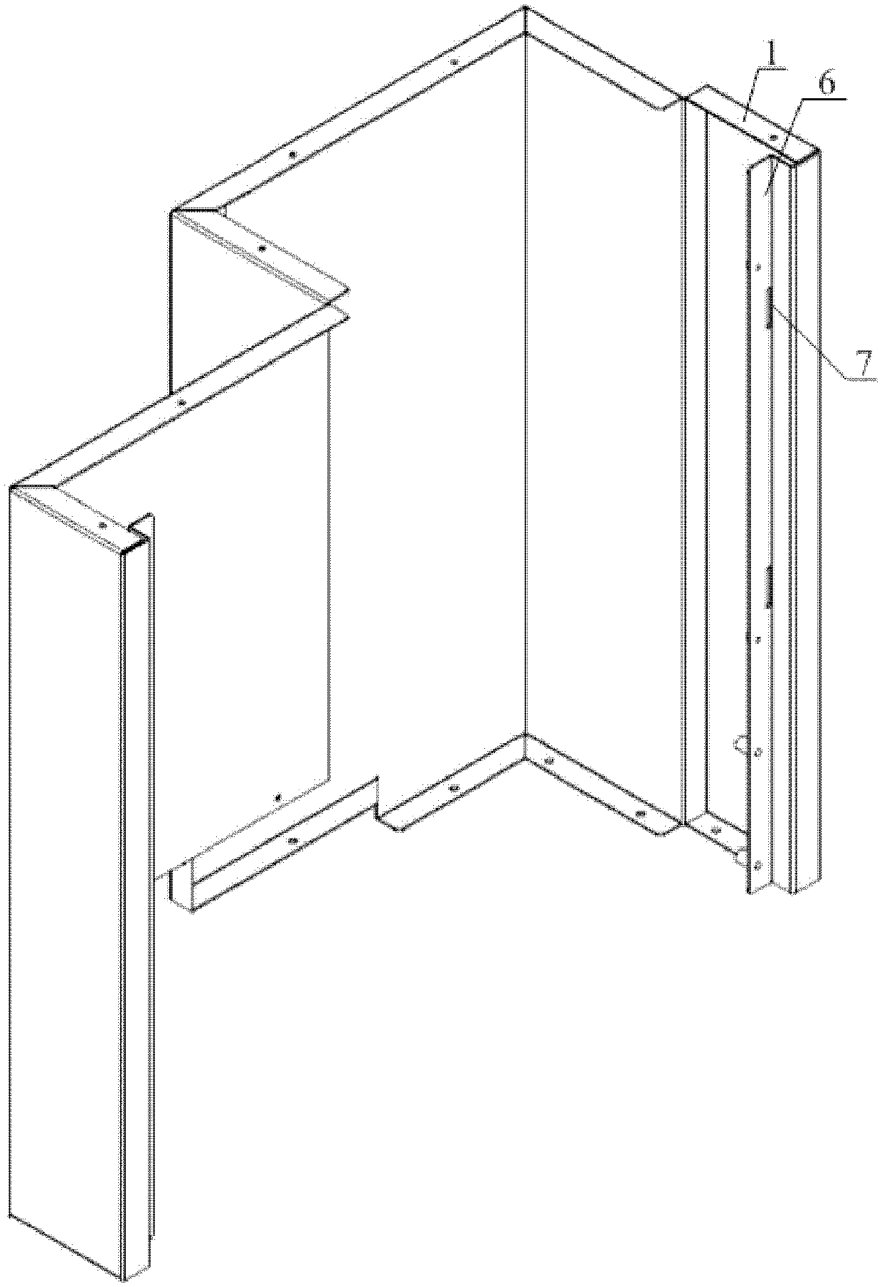 Anesthesia machine frame and cover assembly for easy disassembly