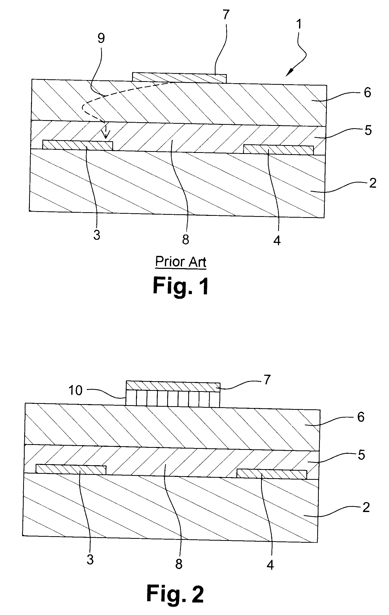 Field-effect transistor comprising a leakage-current limiter