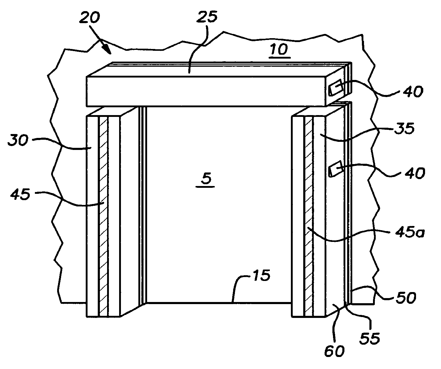 Loading dock door seal