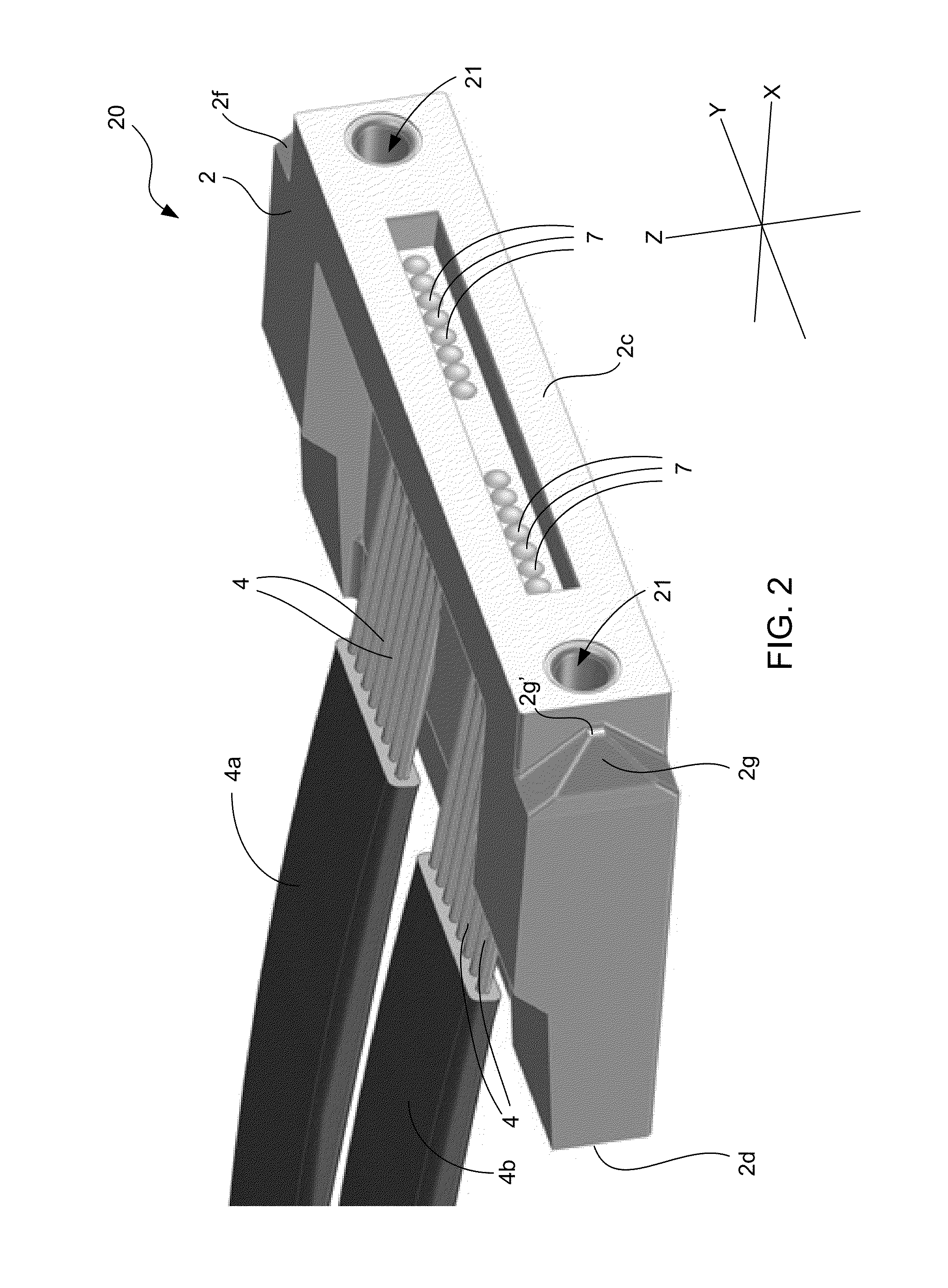 Methods, apparatuses and systems for blind mating arrays of multi-optical fiber connector modules