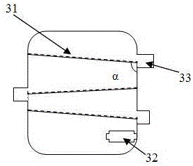 Small domestic sewage treatment device