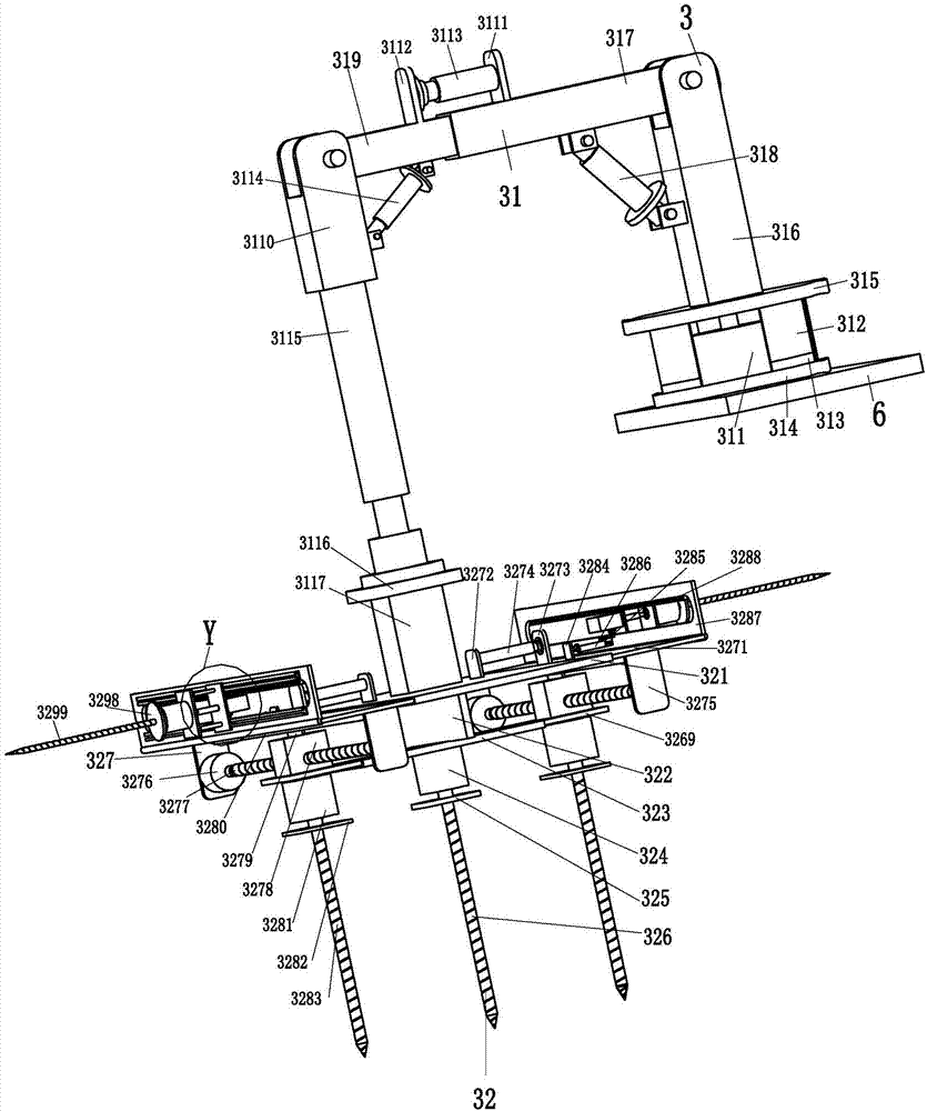 Automatic shattering and grasping equipment for asphalt concrete road