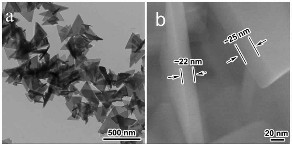 a la  <sub>2</sub> o  <sub>2</sub> co  <sub>3</sub> Preparation method and application of nano-triangular plate-loaded pd catalyst