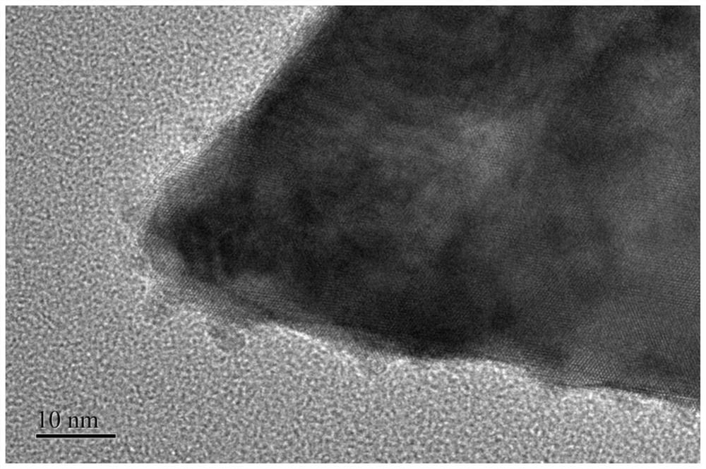 a la  <sub>2</sub> o  <sub>2</sub> co  <sub>3</sub> Preparation method and application of nano-triangular plate-loaded pd catalyst