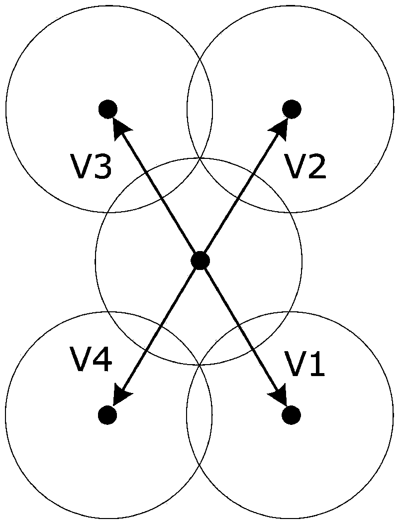 Hybrid network mobile node coverage detection method and node deployment selection method