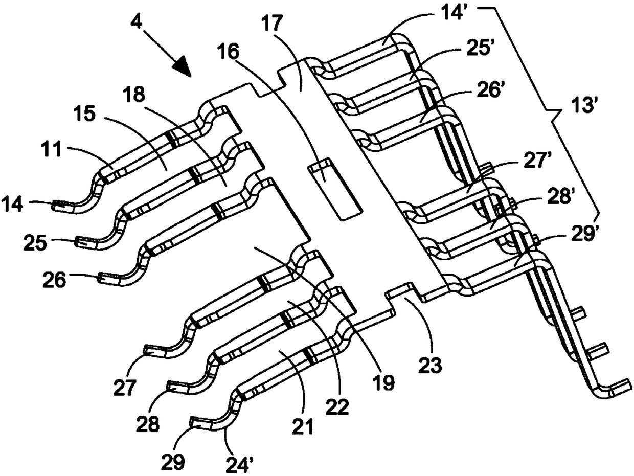 A qsfp connector for high frequency signal transmission