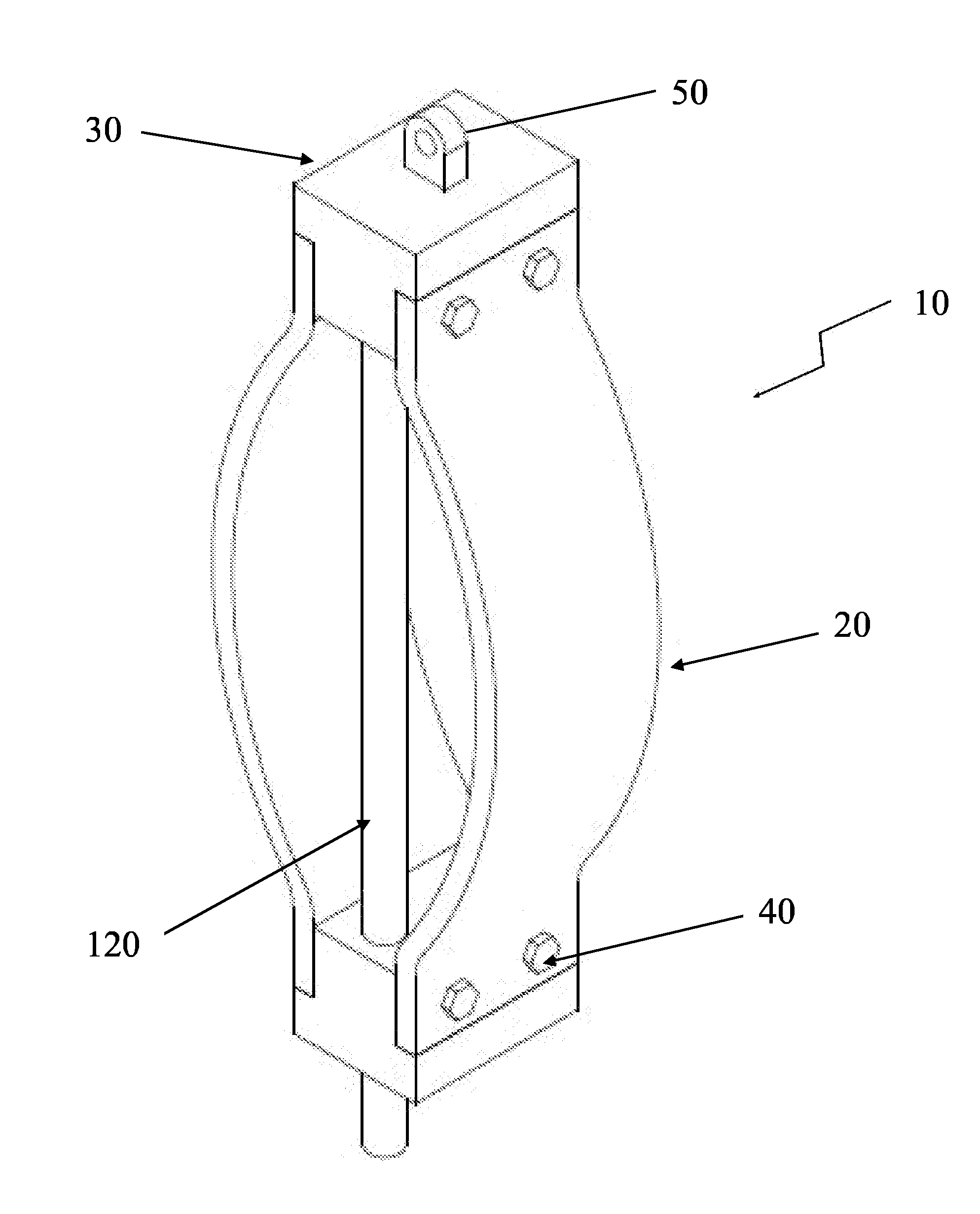 Shock Absorber with Compliant Members