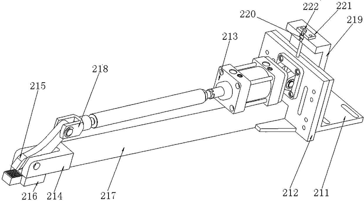 Workpiece feeding device applicable to long section