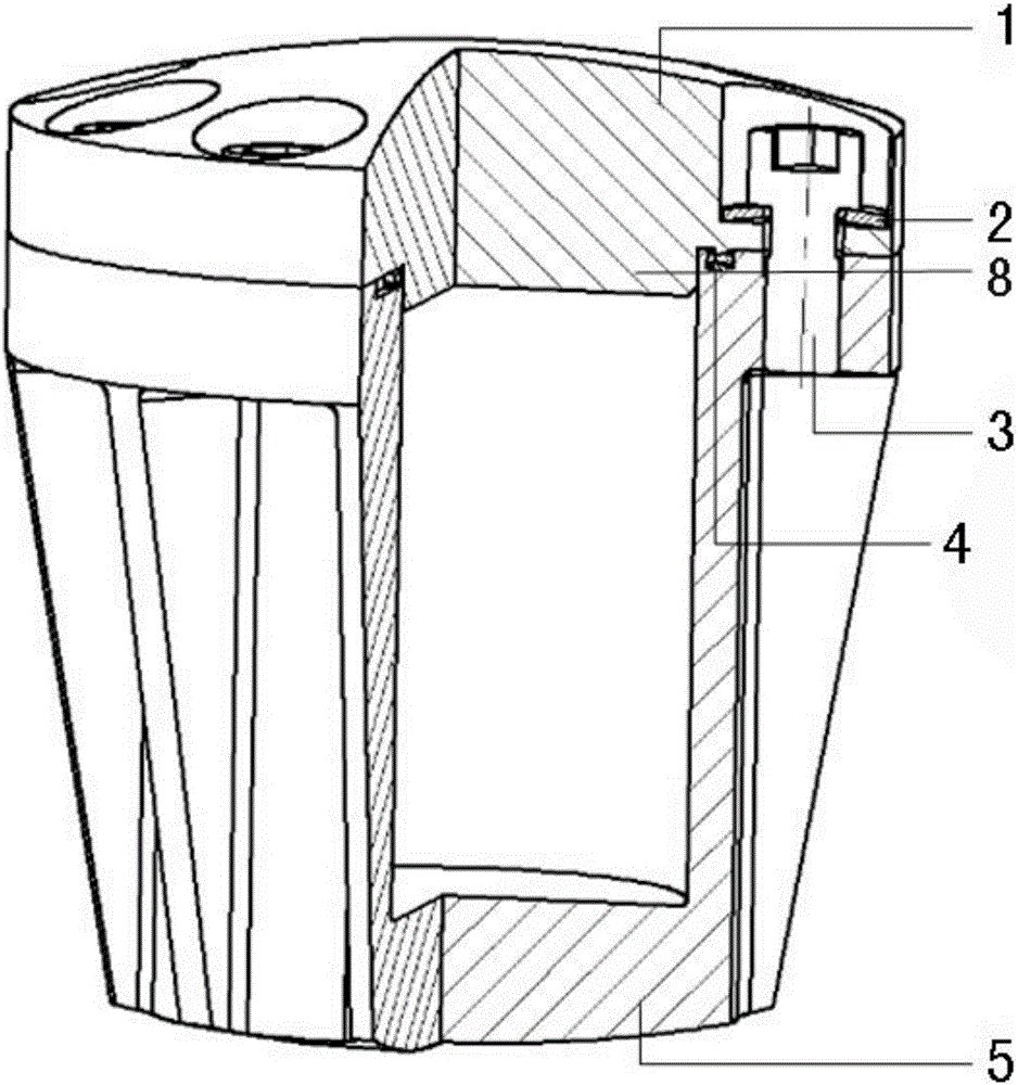 Novel self-heating product anti-accident packing container inner container structure