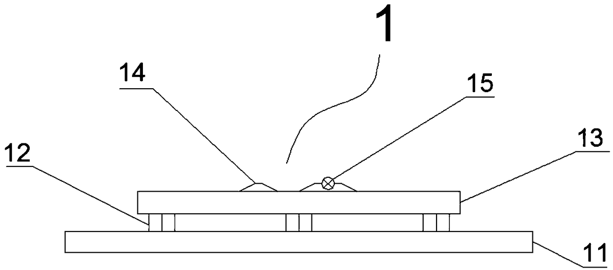 Lifting type undisturbed soil triaxial sample preparation device