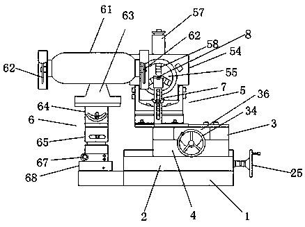 Universal thread sharpening machine