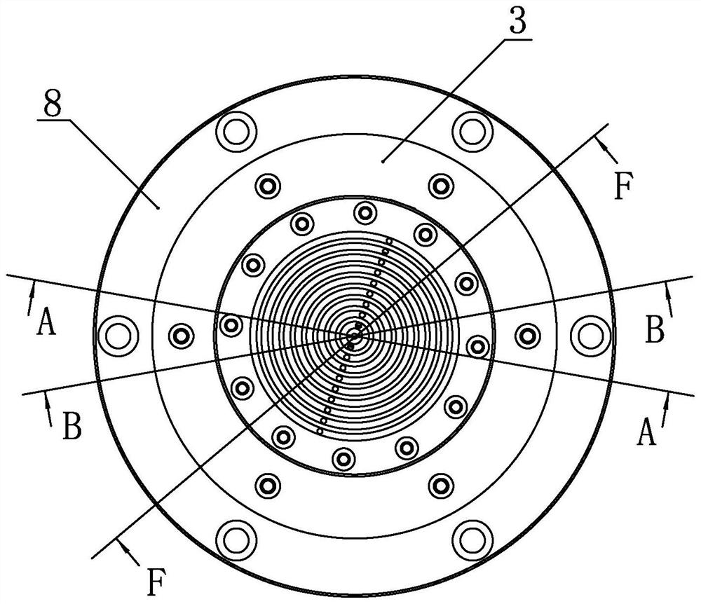 Full-cooling type gas static pressure main shaft