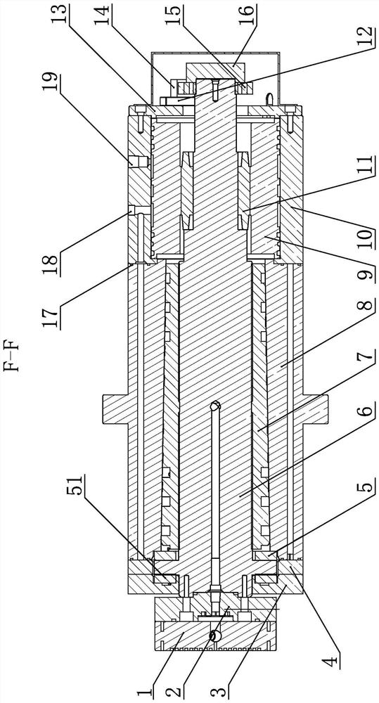 Full-cooling type gas static pressure main shaft