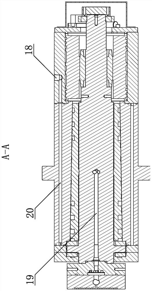 Full-cooling type gas static pressure main shaft