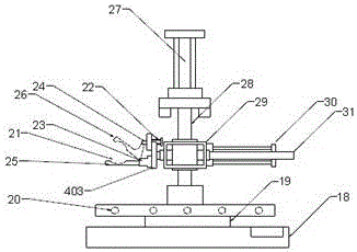 Slitting processing system of internal combustion engine cylinder sleeve