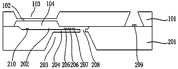 Micro mechanical sensor with two layers of base plates