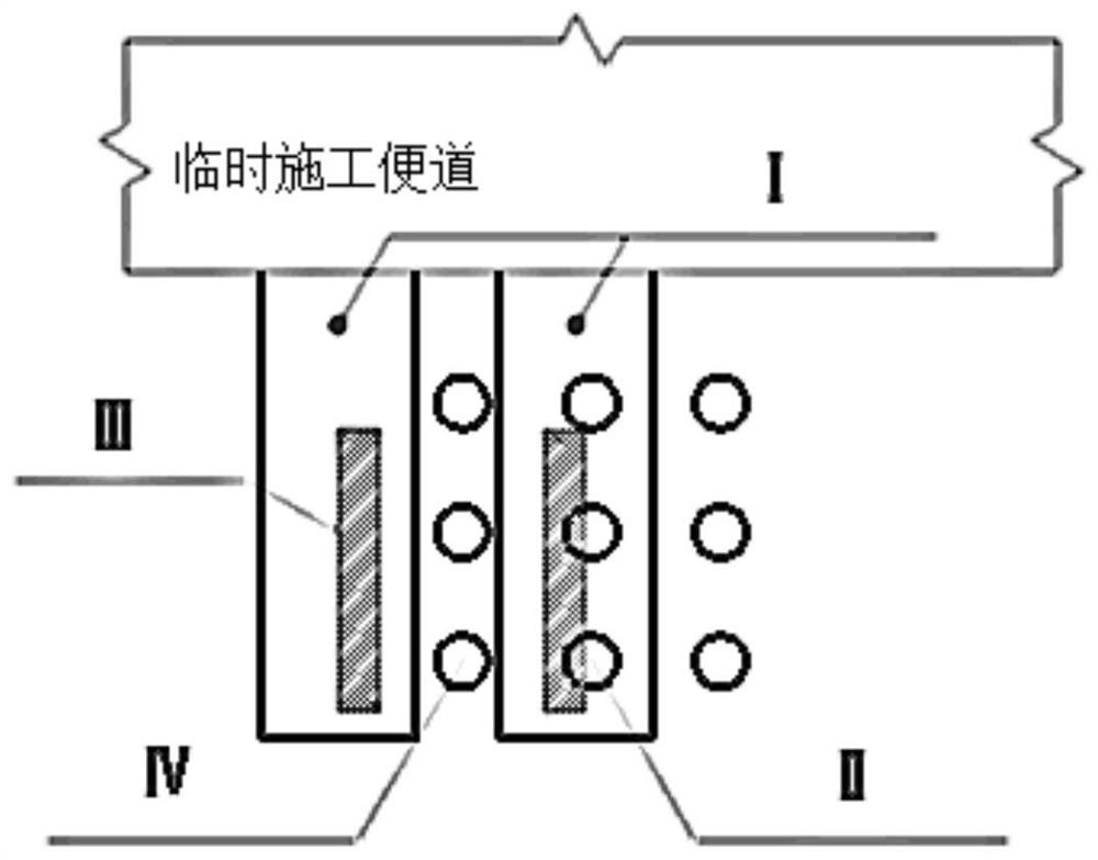 Rotary drilling rig operation platform for upper-soft lower-hard stratum and construction method thereof