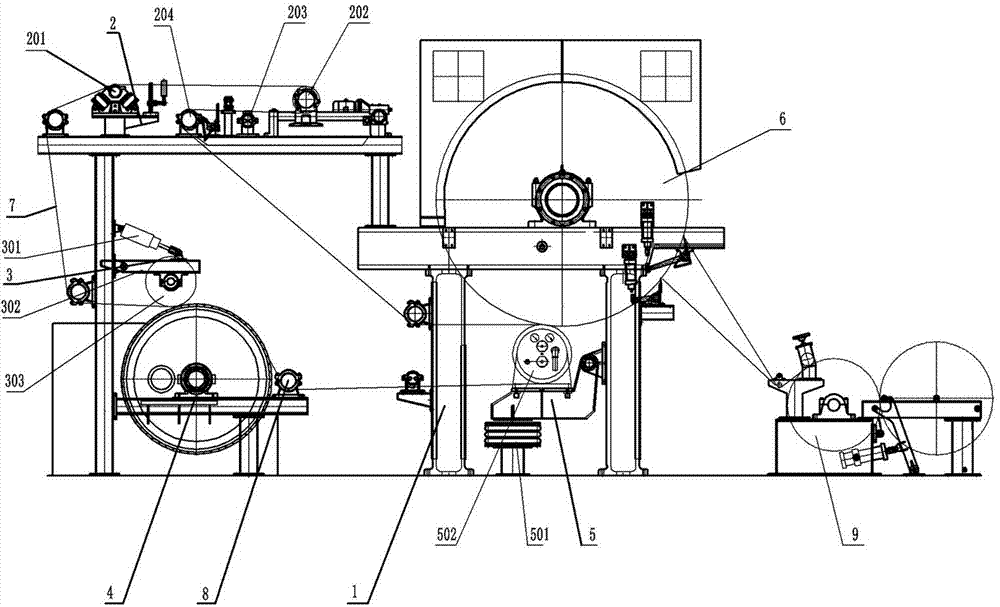 High-speed strong dehydration cylinder paper making machine