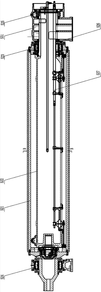 High-speed strong dehydration cylinder paper making machine