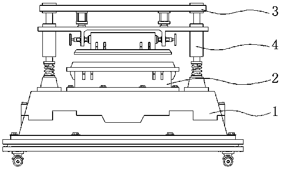 Cutting and compressing device for facial mask processing