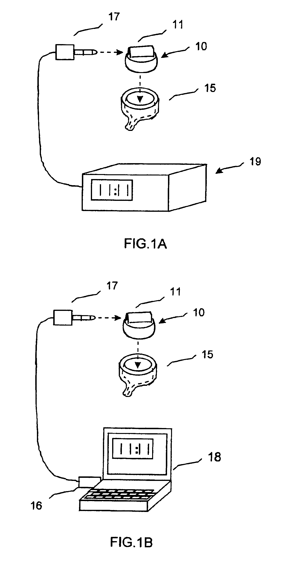 Autonomous ear-plug alarm with separate setting device