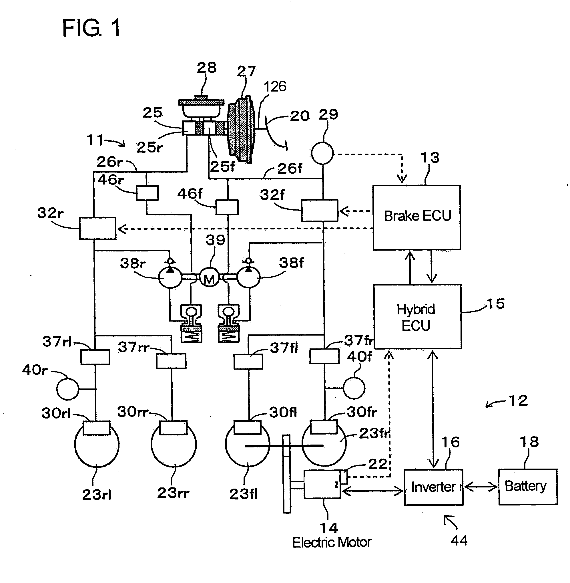 Vehicle brake device