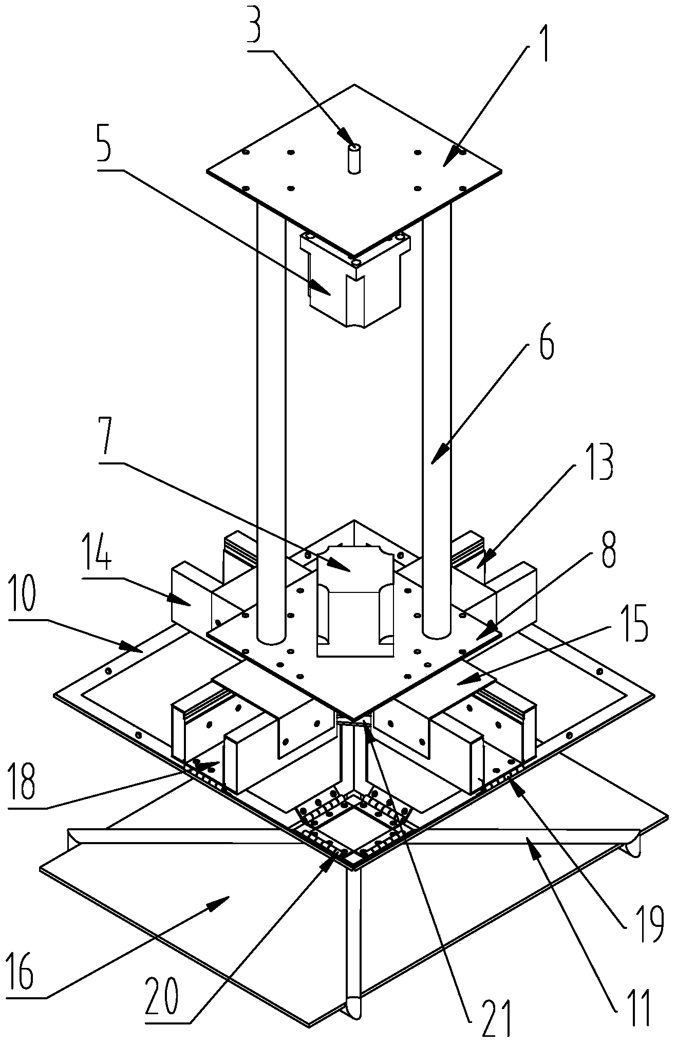 Stereoscopic image display machine based on interactive teaching