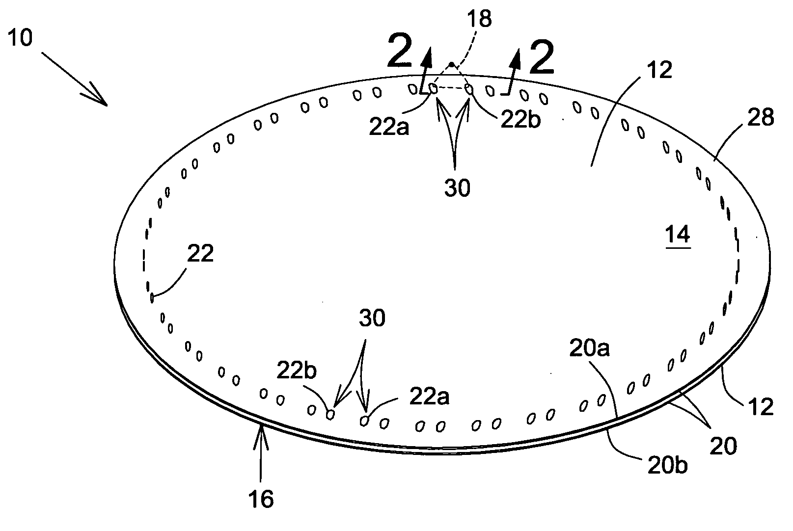 Prosthetic repair patch with suture retaining structure