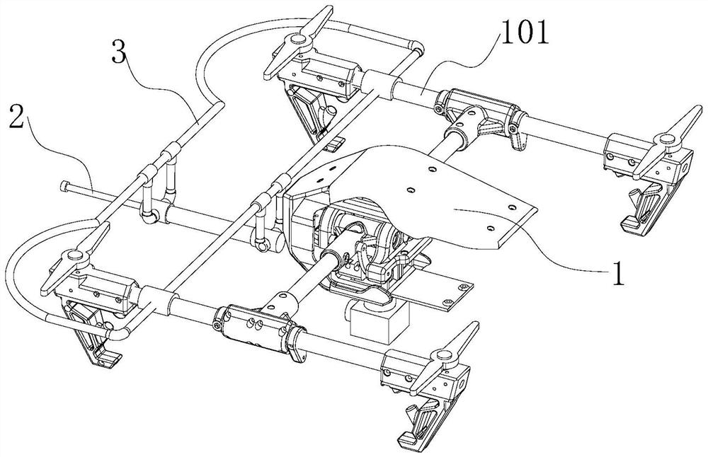 Pier disease identification and detection unmanned aerial vehicle and detection method