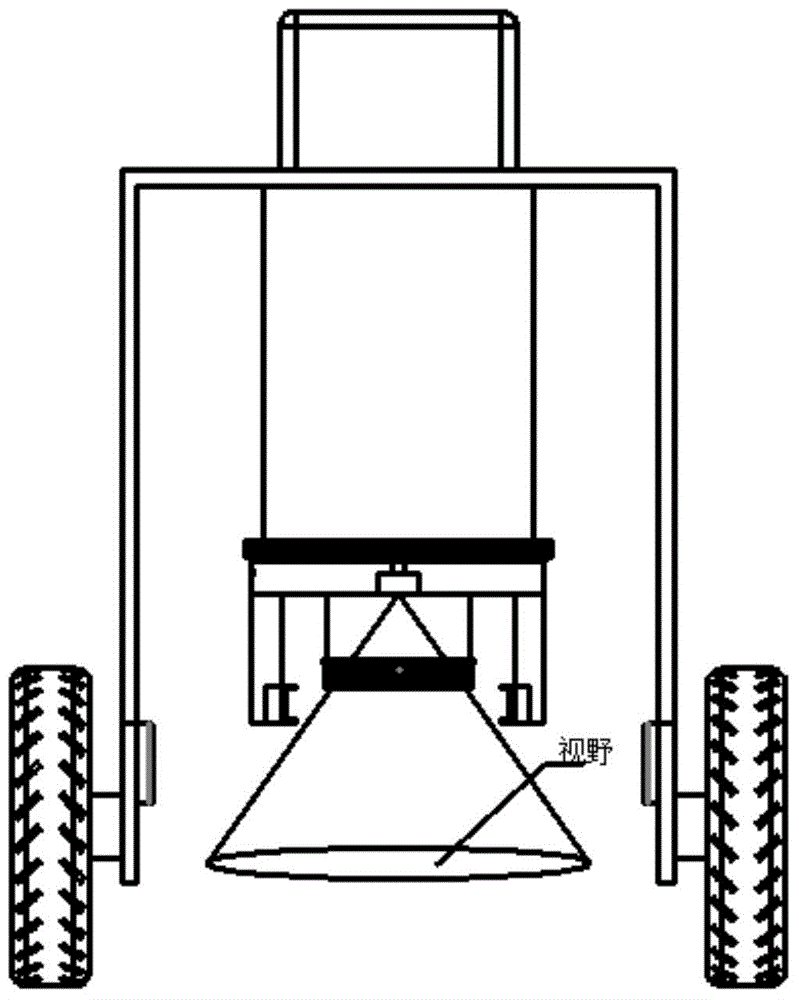 Underwater aerator cleaning car based on visual sensors