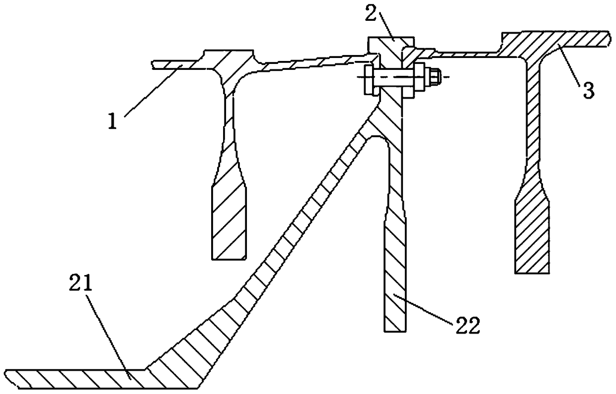 An integral disc shaft structure