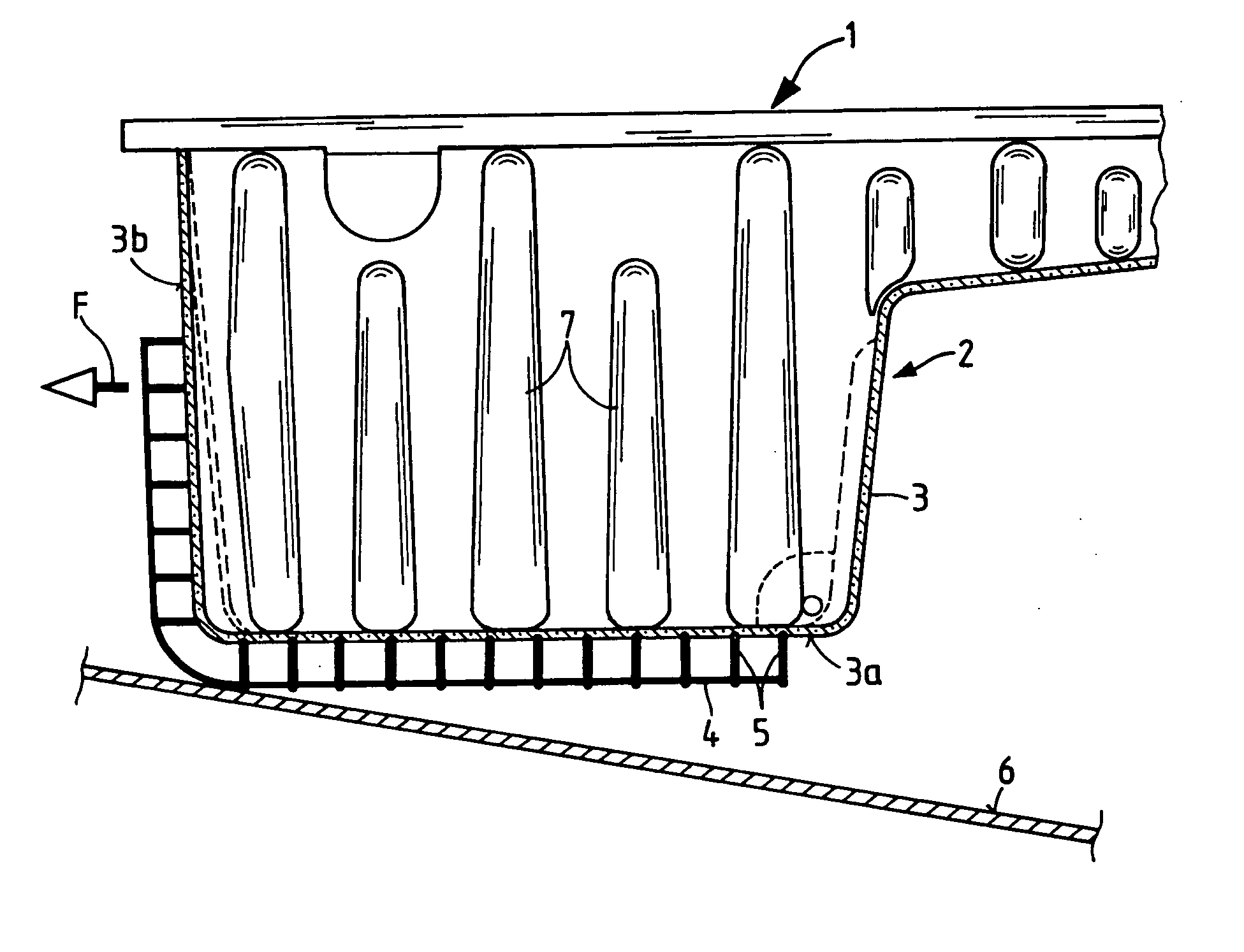 Oil pan useful for an internal combustion engine