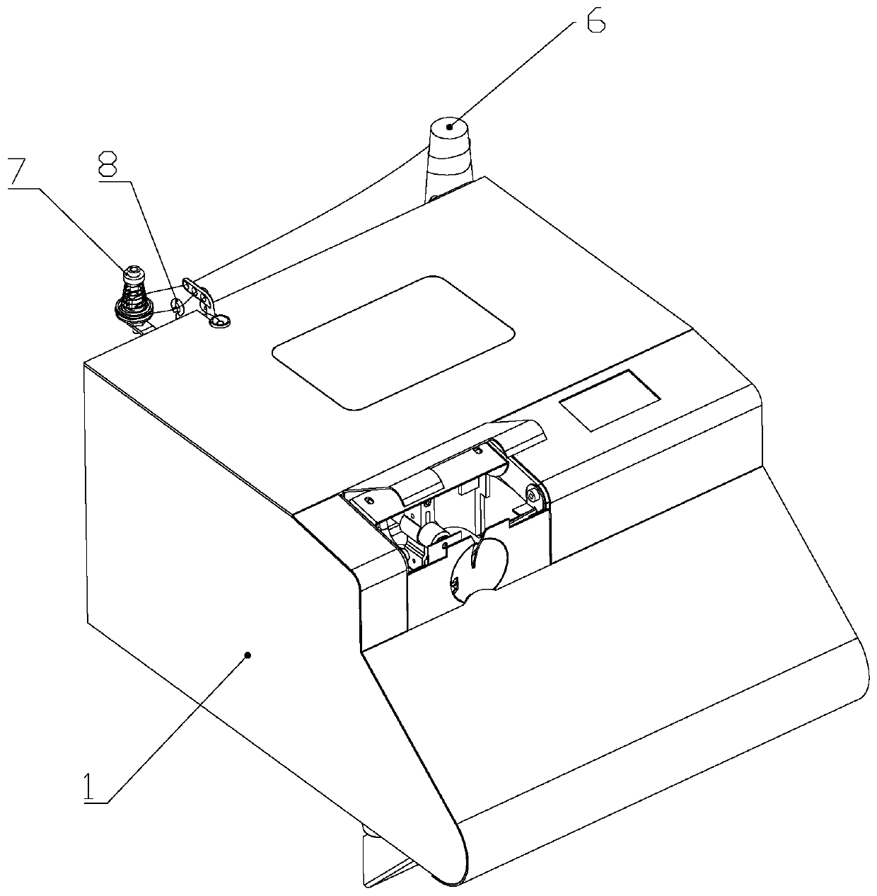 Intelligent full-automatic hot-melting button wrapping machine