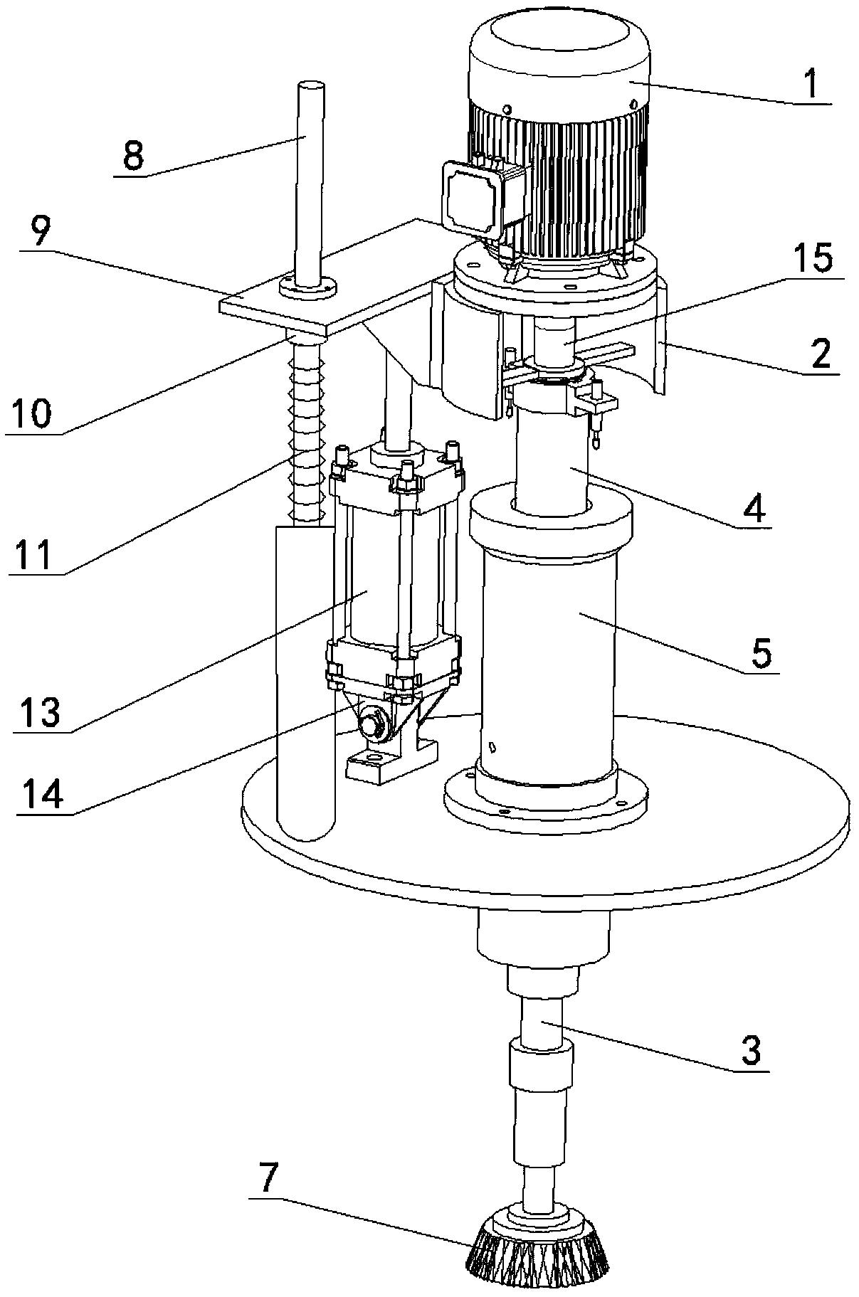 An automatic deburring device