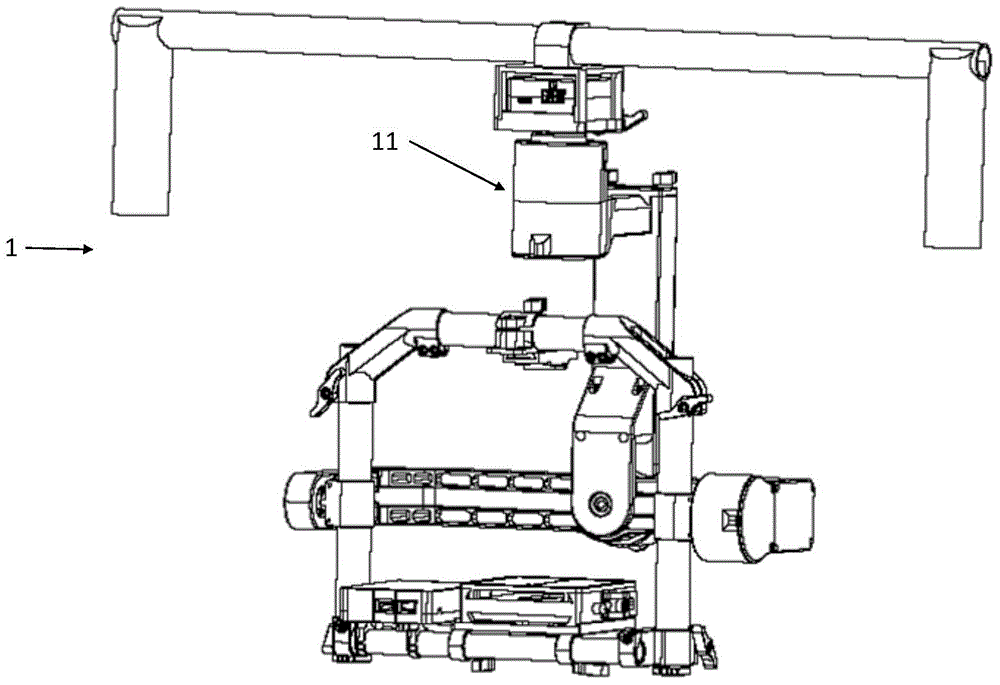 Airborne handheld quick switch holder and shooting method thereof