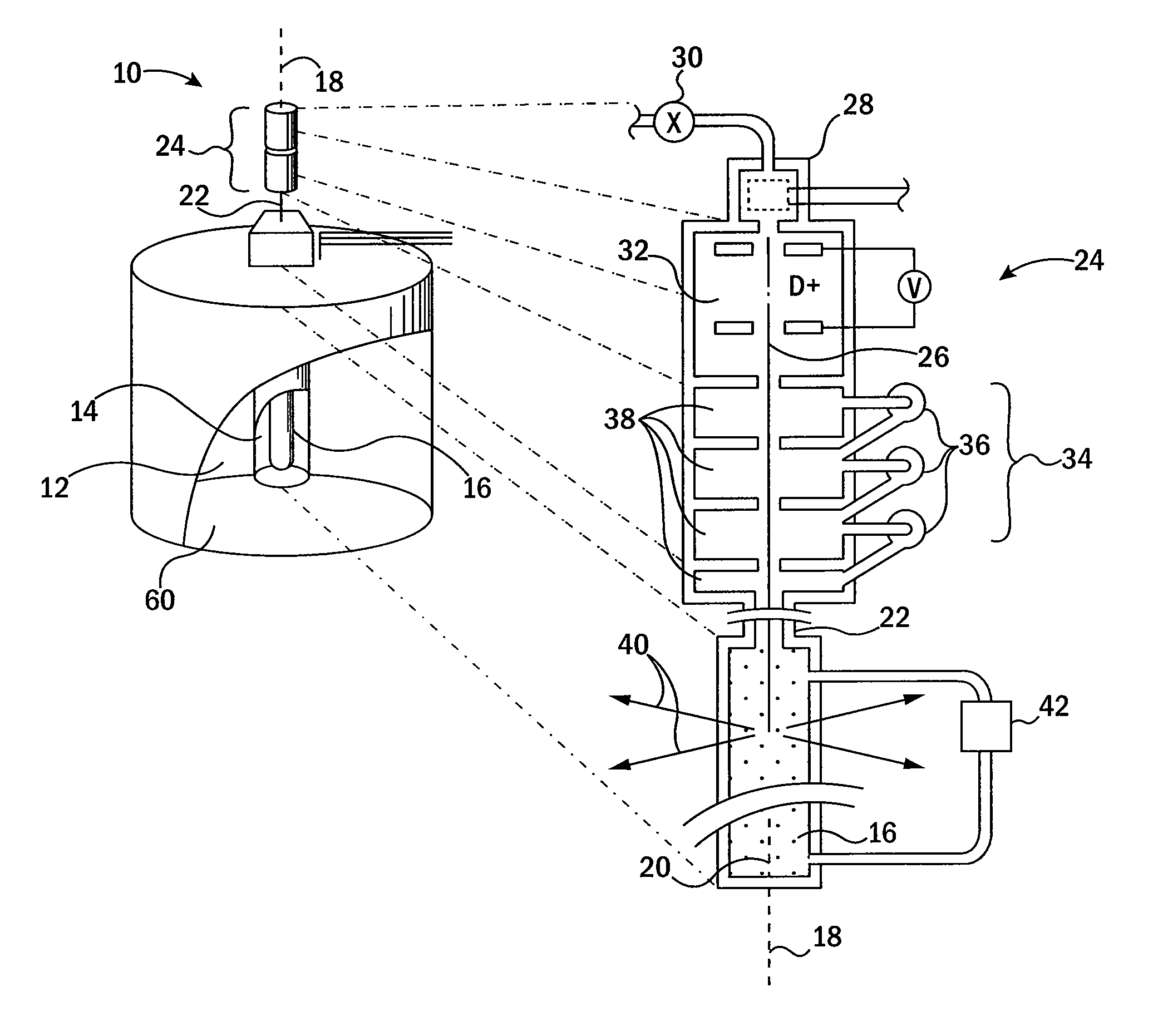 Apparatus and method for generating medical isotopes