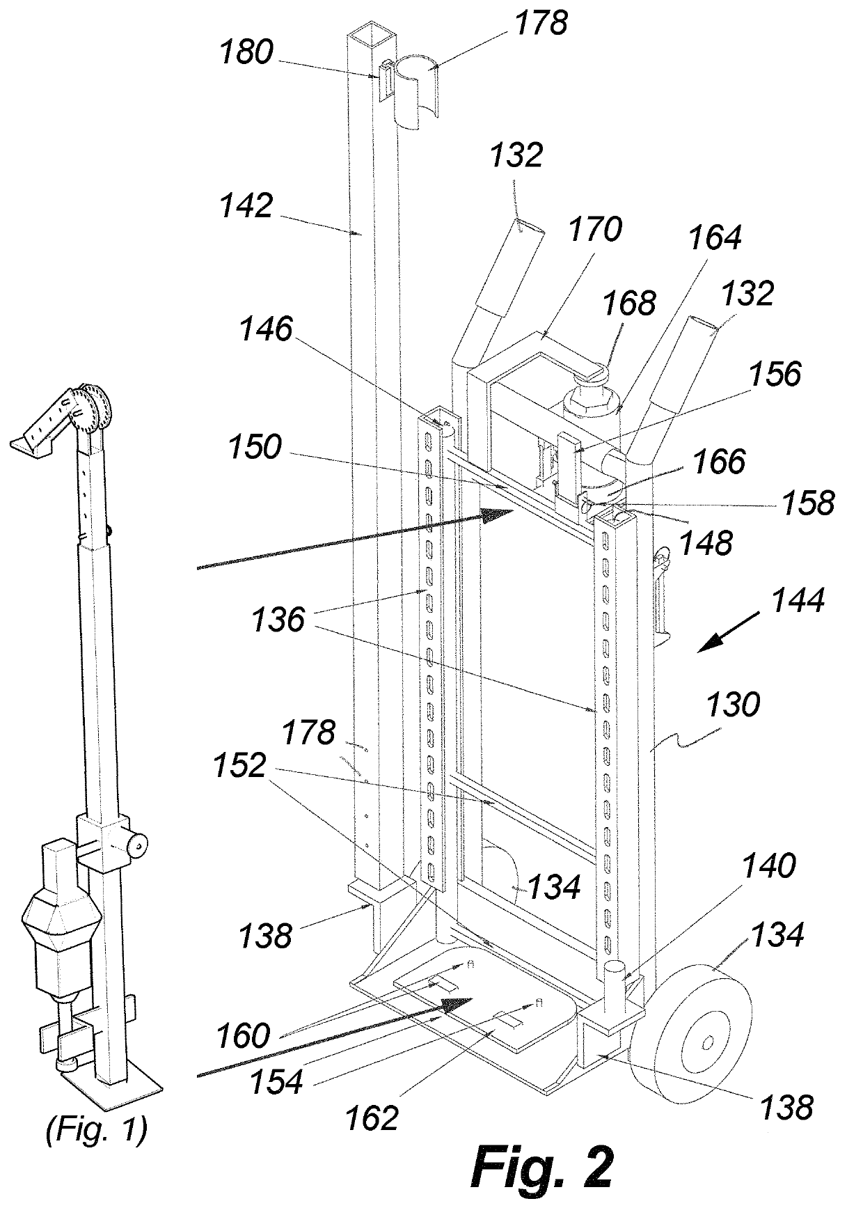 Wire puller lift dolly