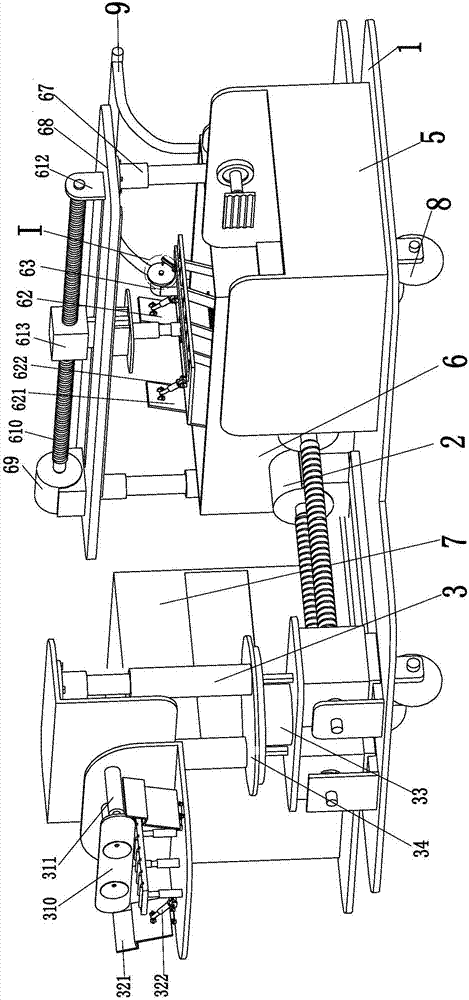 Silkworm rearing tool integrated treatment device specially used for silkworm rearing