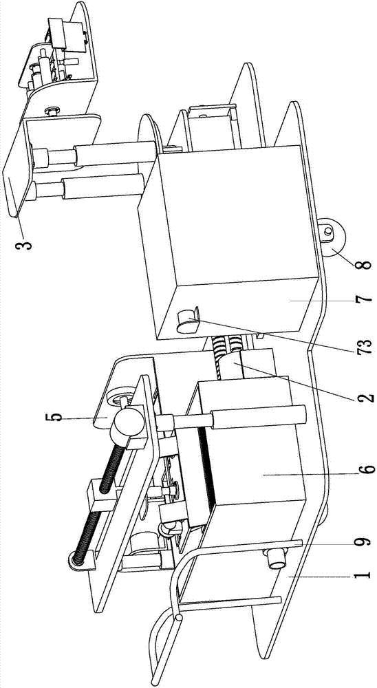 Silkworm rearing tool integrated treatment device specially used for silkworm rearing