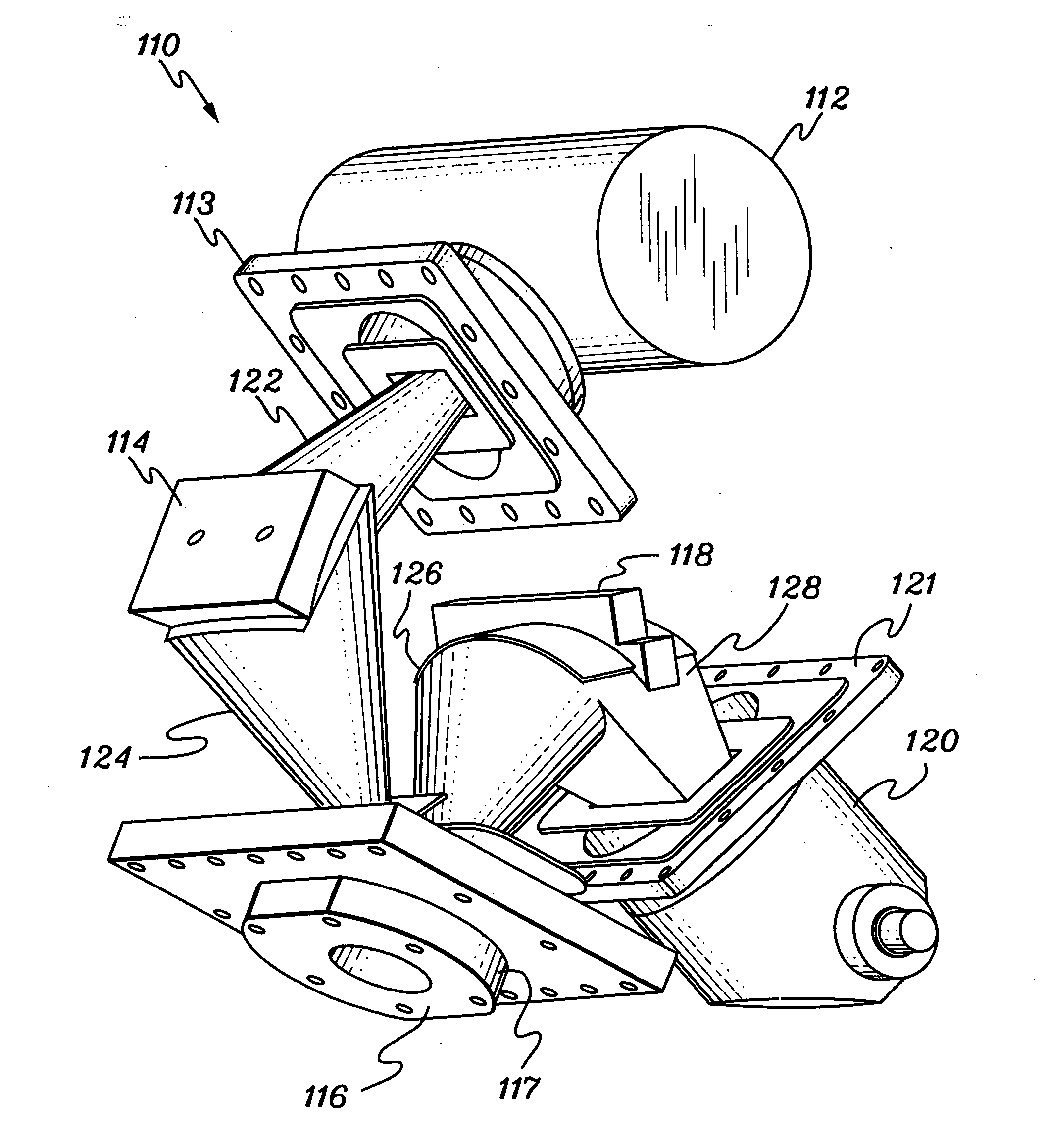 Moveable transparent barrier for x-ray analysis of a pressurized sample