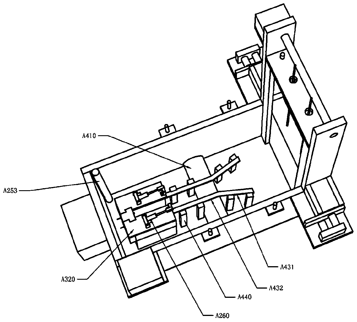 Flat pressing assembly, display ship with automatic charging function and charging port